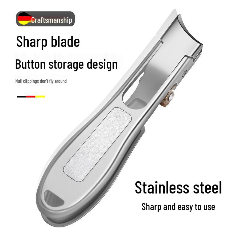 

Slant and Flat Mouth Anti-Splash Large Opening Nail Clipper Set
