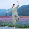 Enhanced Tai Chi Suit: Ba Duan Jin Yoga & Meditation Zen-Style Monk Two-Piece Set