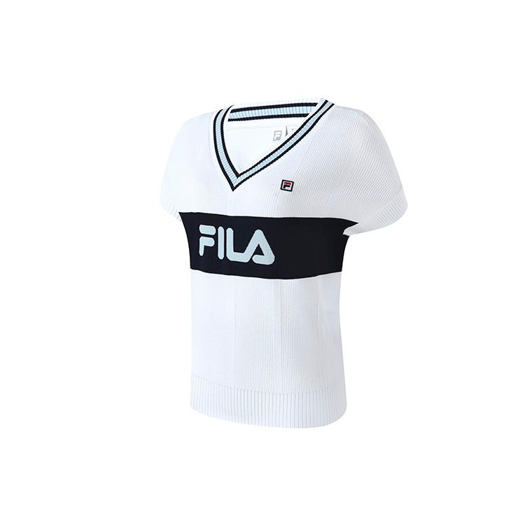 

New FILA Knitwear Women s Jade White A11W323112F-WT XL
