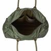 Rootote 1244 Feather-Filled, Freestanding, Horizontal Tote Bag with Shoulder Strap, FE Grande CARO-A (Forest Green)