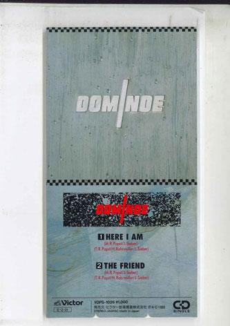 

CD DOMINOE - Here I AM VDPS1026PROMO VICTOR 1989 Japan Rock Used