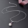 Lindon 925 Sterling Silver Classic Women Necklace Pendant Zircon Fashion Gift