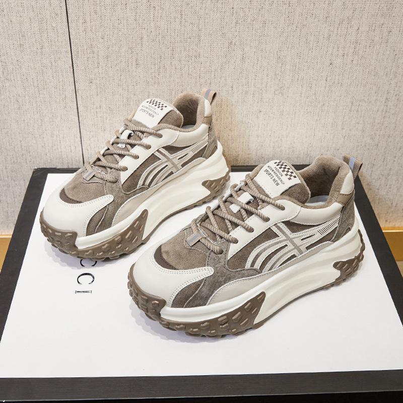 Autumn and winter new dad shoes female student sports shoes Internet celebrity casual women's shoes versatile thick sole increase dad
