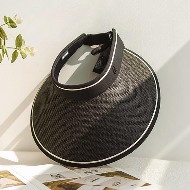 Big brim sun hat summer UV protection sun protection hat empty top hat women's sun hat straw hat collection