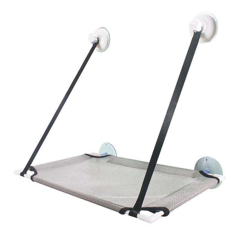 Cat Hammock Suction Cup Windowsill Cat Comfortable Hammock Summer Breathable Mesh Double Hanging Beds Pet Hammock