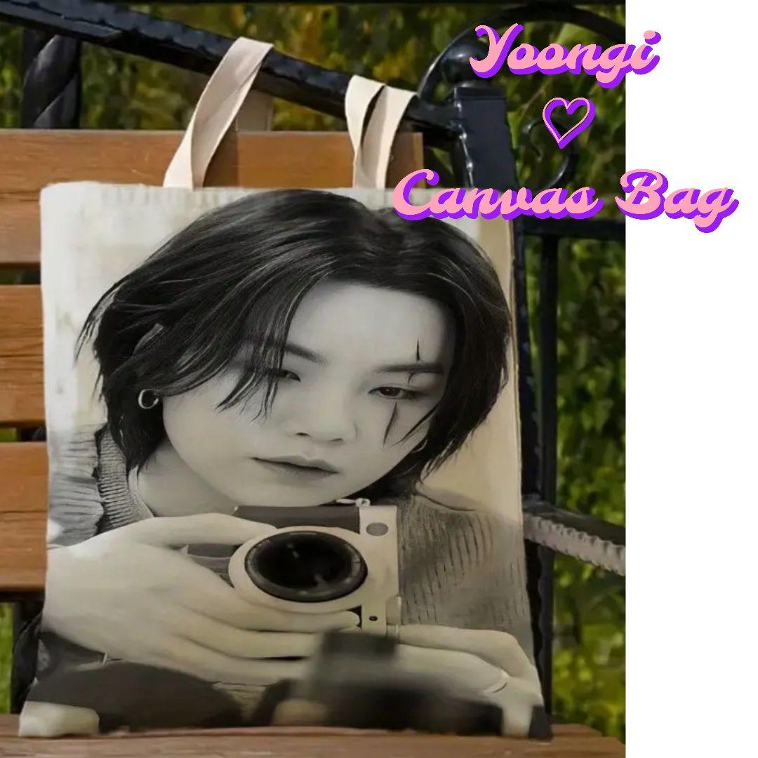 

[USED] bts yoongi SUGA AgustD tote bag canvas bag