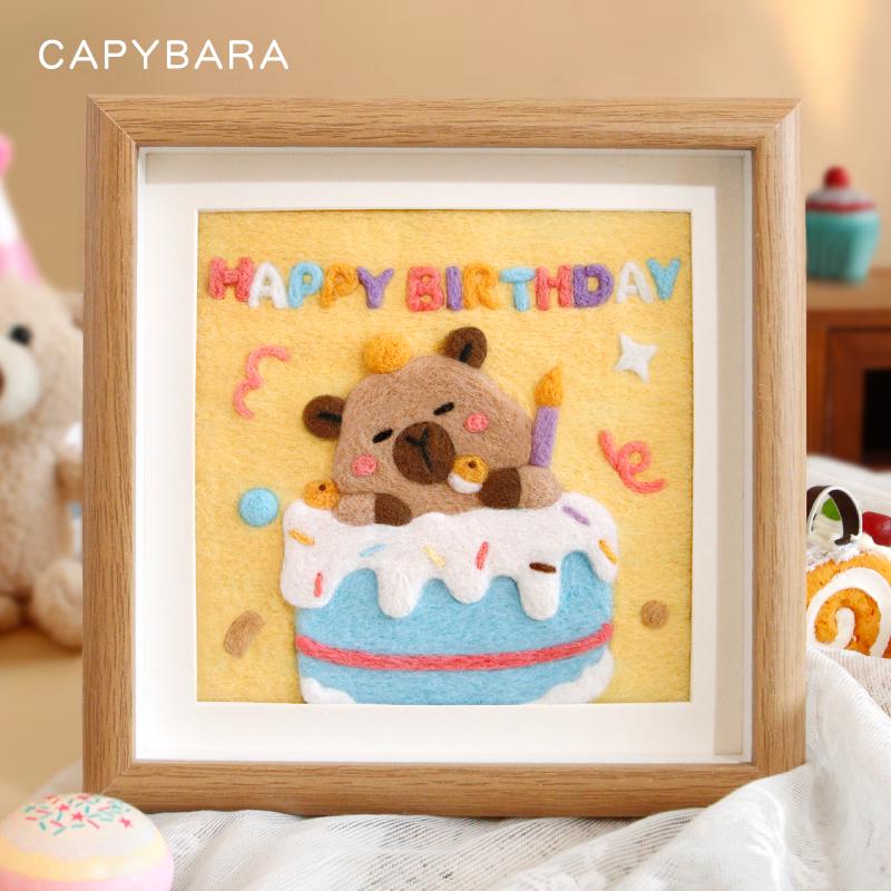 Yün Keçe DIY Kiti: Yaratıcı Hediyeler İçin El Yapımı Süsler ve Kolyeler