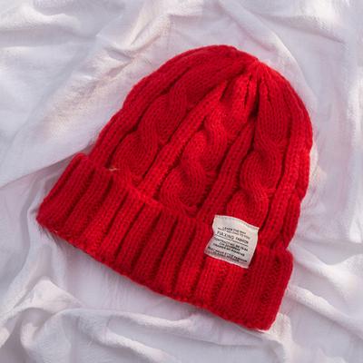Winter Beanie Hat for Women Knit Cap Warm Couple Cap Lady Thread Knitted Beanie Chapeau Female Bonnet