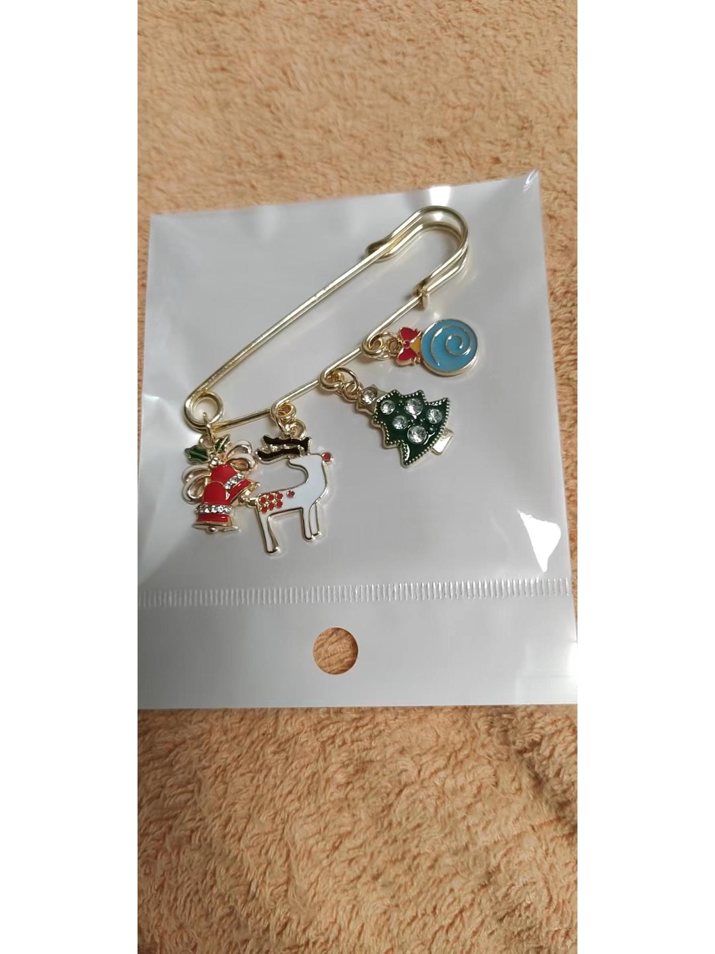 

2022 Брошь из металла «Трансграничная граница»: Значок «Рождественская елка» для одежды