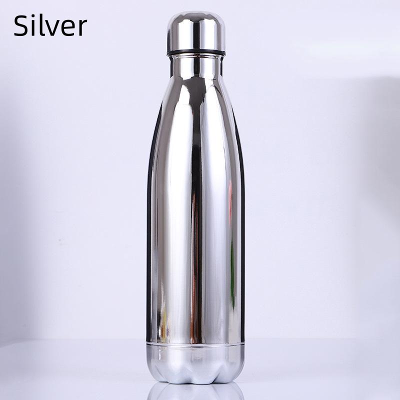 500ml Double Wall Stainles Steel Water Bottle Thermos Bottle Keep Hot and Cold Cola Cup Insulated Vacuum Flask Sport Individual