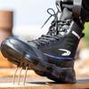 High Top Men Safety Shoes Lightweight Steel Toe Sneakers Man Work Safety Boots Male Construction Work Shoes Protective Footwear