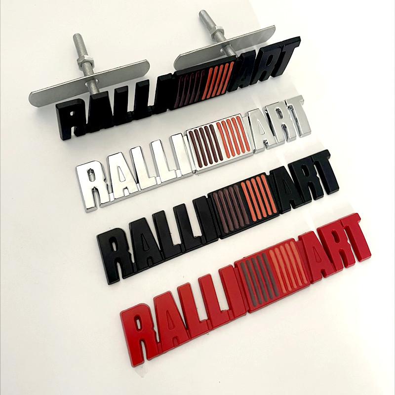3D kovový styl auta RalliArt Přední mřížka Znak Zadní víko kufru Samolepka Pro RalliArt Lancer Ralli Art 9 10 Asx