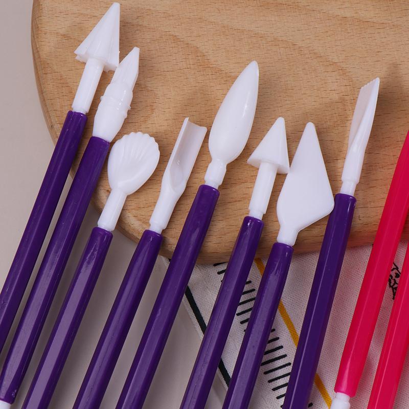 8 pièces/ensemble outils de modélisation d'argile, Sculpture de cire en plastique, outils de poterie, Sculpture façonnant, ensemble de Sculpture en argile polymère