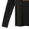 MONTBELL Hiking Outing Camping Crew Neck Travel Quick Dry Breathable Long Sleeve T-Shirt Women's Black