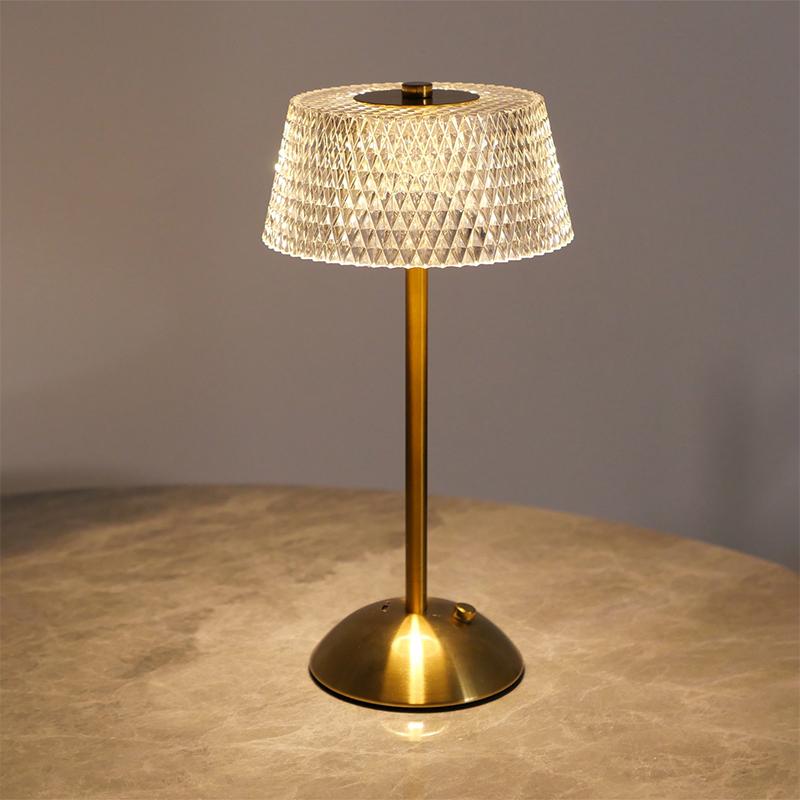 Wiederaufladbare LED-Nachtlicht Touch Schlafzimmer Nachtlampe Schlafzimmer Arbeitszimmer Nachttisch Atmosphäre Dekoration Glas LED Tischlampen