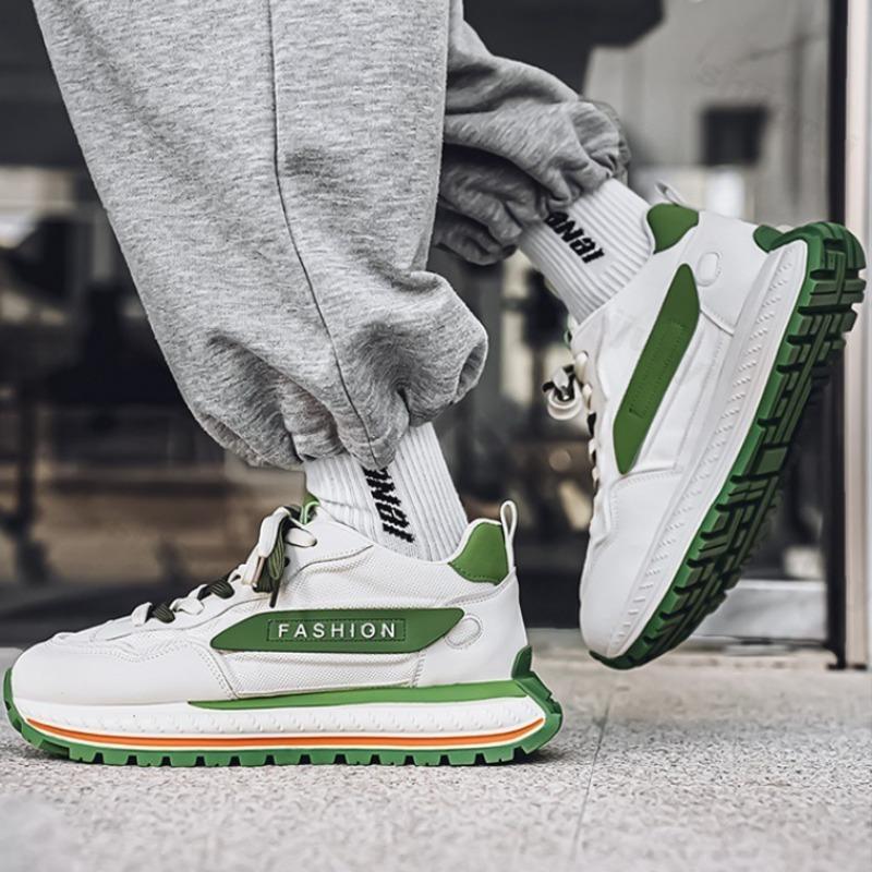 Fashion Men's Casual Shoes 2025 Spring New Mesh Breathable Sports Shoes Fashion Trend Versatile Thick Soled Comfortable Chunky sneakers