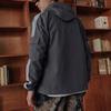 Adidas Originals Track Stag Casual Simple Versatile Hooded Jacket Unisex Jacket Dark-Gray KB1942