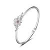 Nuovo Bracciale Fiore di Ciliegio Carino Dolce Retrò Rosa Pesca Temperamento Fiore Fatina Braccialetto Tendenza Moda Donna Gioielli