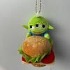 Anime Pizza Planet Toy Story Allen Plush Pendant Keychain Burger Pizza Donut Cute Doll Girl Holiday Birthday Gift
