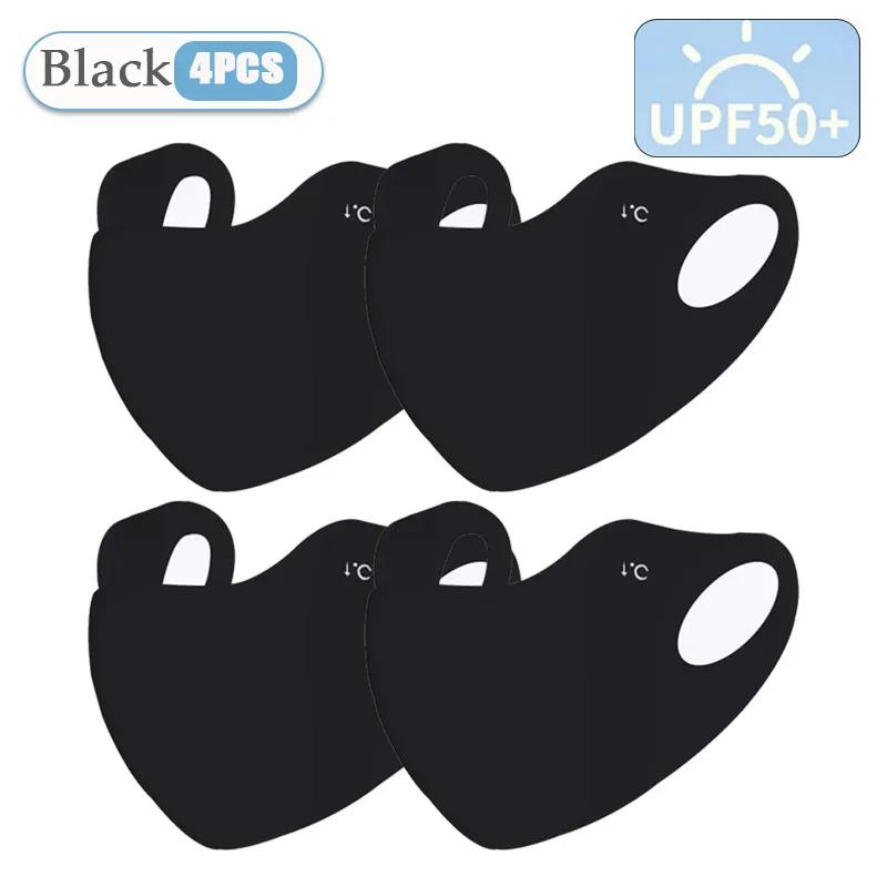 1-10PCS Ice Silk UV Face Mask Women Cooling Sun Balaclava Breathable Dustproof 3D Face Cover for Outdoor Running Cycling Summer