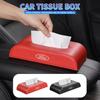 Hot 2025 Hot For Ford 1PCS Leather Wear-Resistant Center Console Car Tissue Box For Ford Focus 2 MK2 3 4 ST Mondeo Festiva Fusio