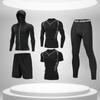 OEING Men's Sci-Fi Compression Base Layer 5-Piece Set