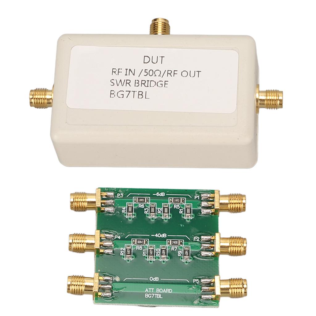 SWR High Power Bridge 1‑500Mhz 3 Ports Standing Wave Ratio Bridge for Antenna Measurement RF