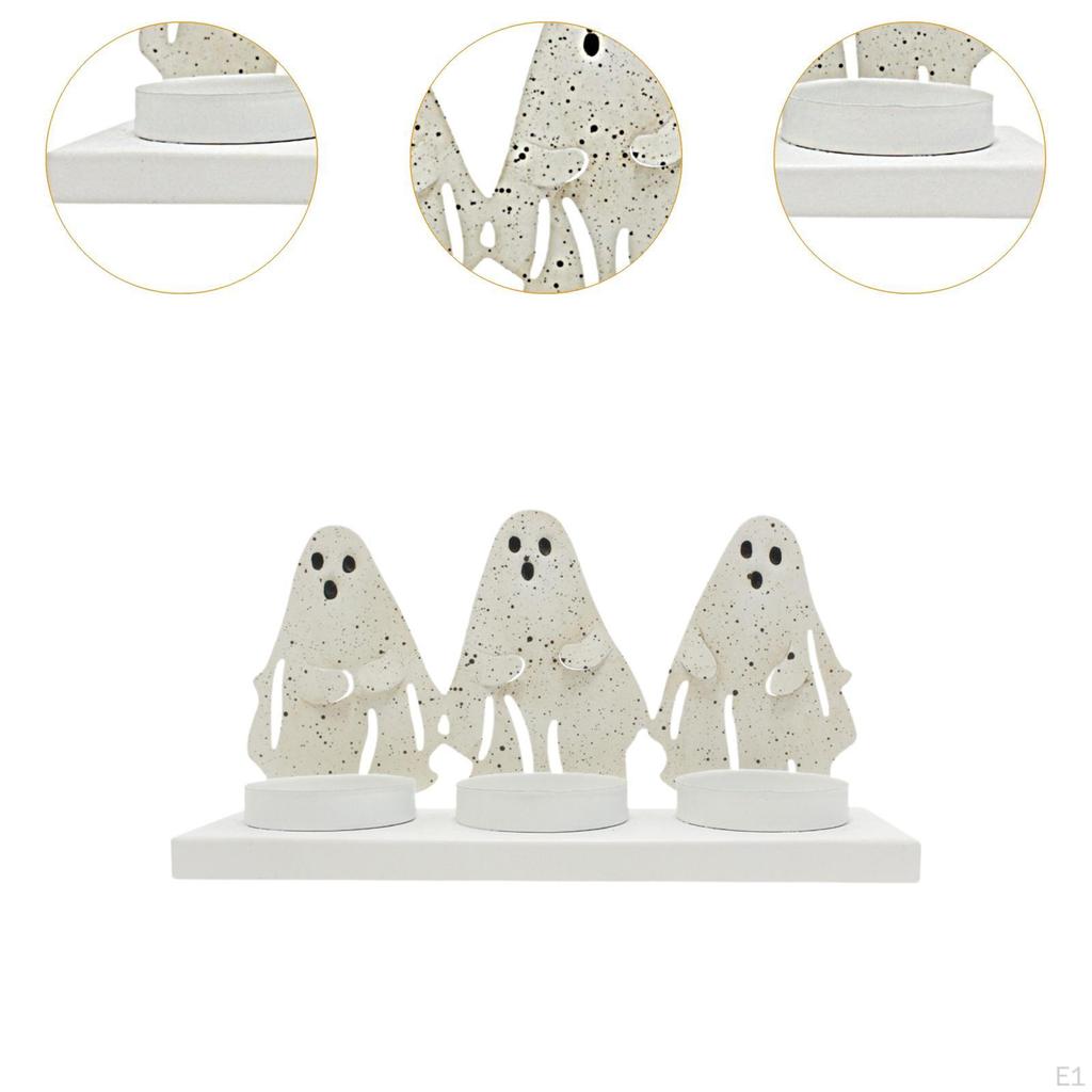 Candlestick Stand Halloween Silhouette Sculpture Decoration Gifts Party Tea Light Holder