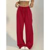 High-waisted Loose Sports Trousers with Side Stripes, Versatile Slimming Straight Drape Casual Wide-leg Pants for Women