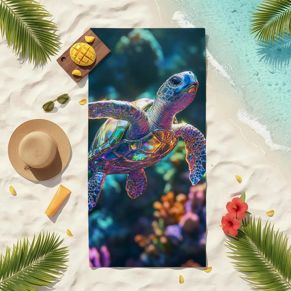 Sea Turtle Towel Soft Pool Gift For Travel Gym Shower Camping Quick Dry Sports Beach Towels