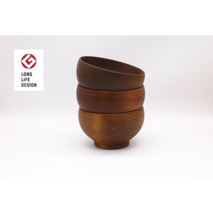 terra Meiboku Bowl 3-Piece Set (Sakura, Kuri, Kurumi) Wood