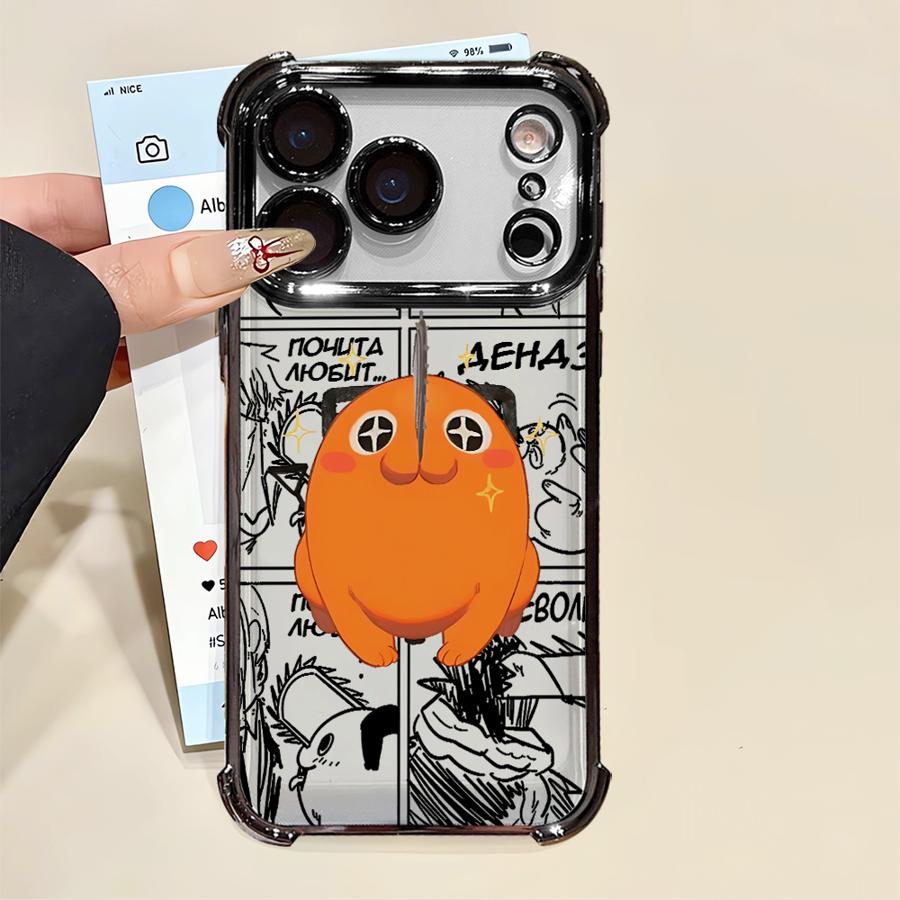 Case for Apple iPhone 13 12 11 Pro Max 16 15 14 Plus 16e 17 Air Soft Cover Cute cartoon anime