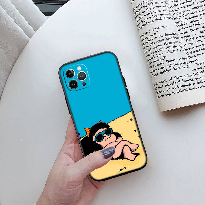 MH88 Mafalda Phone Shell for Samsung S20 S21 S22 S23 S24 FE Ultra Plus Lite S21S A55 A07 A17 F06 F16 M06 M16 M56 A36 A37 A57