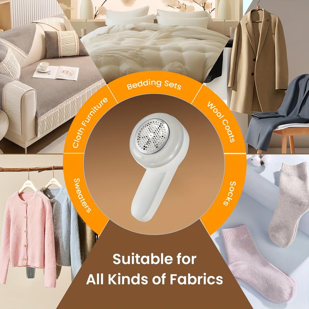 Lint Remover,Fabric Shaver and Lint Brush for Clothes Cleaning - Household Tool To Remove Pilling From Sweaters,Sofas,Furniture & Textiles Maintenance