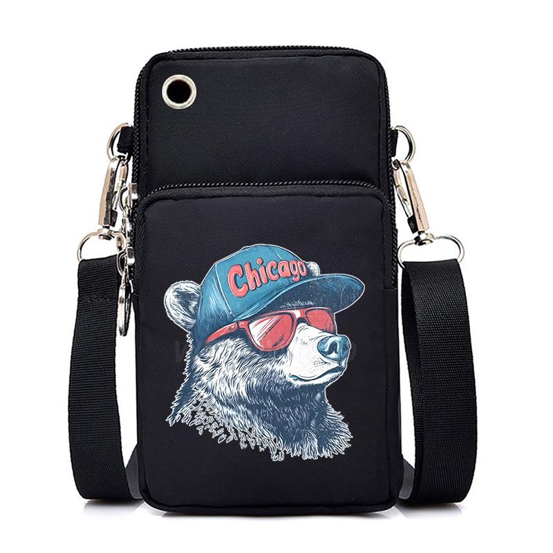 

Football Fan Animal Personality Printing Multifunctional Crossbody Bag Cross-border Casual Portable Mobile Phone Bag No specification
