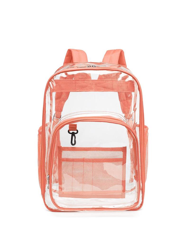 Eco-friendly PVC Transparent Ita Backpack - Unisex Waterproof School & Outdoor Bag