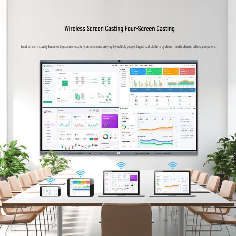 D&Q 98-inch Smart Interactive Whiteboard and Conference Tablet (CN Version)