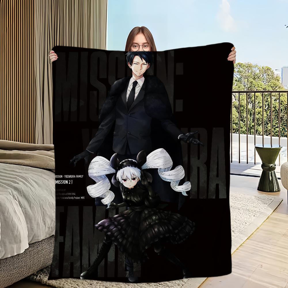 Yozakura АНИМЕ Y-Yozakura теплое Мягкое плюшевое одеяло-миссия для дивана, гостиной, семейного офиса, спальни, для путешествий, подарок, Фланель 30x40in