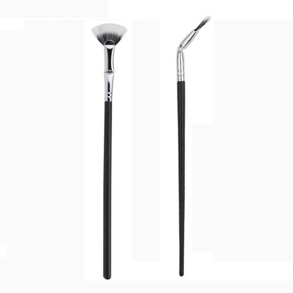 Natural Effect Scalloped Eyelash Eyebrow Brushes Soft Bristles Lash Separator Tool  For Women