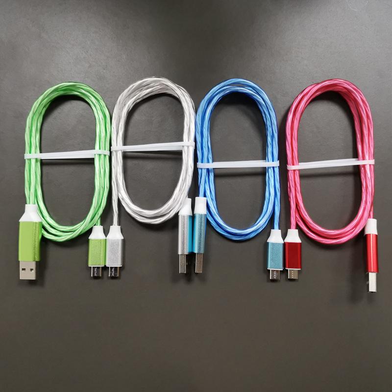 Cavo di Ricarica Rapida Luminoso per Telefoni Apple, Huawei, Xiaomi