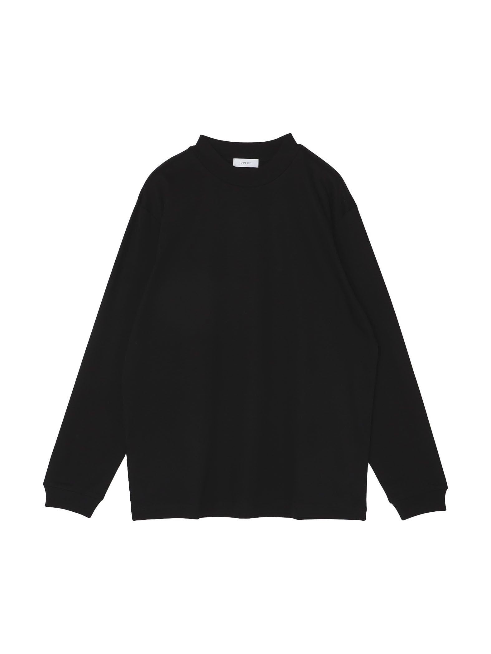 

SHIPS any Men s Smooth Cotton Mock Neck Long Sleeve T-Shirt, Black, Size M (712000037)