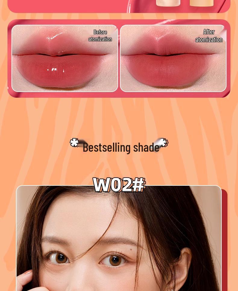 Ukiss Water Lip Dew W12: Moisturizing Lipstick & Lip Gloss for a Natural, Student-Friendly Look