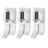 3Pcs Linear Presser Foot Wear Resistance Stainless Steel Sewing Tools for Replace Old Sewing Machine Accessories