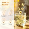 Fitelo Chamomile Deep Sleep Tea (PACK OF 2) | Helps In Relaxing Body & Mind | Premium Chamomile, Hibiscus & Lavender Blend | Natural Cafeine