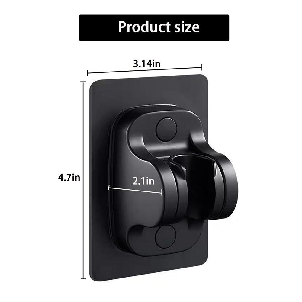 1PC Wall Mount Strong Adhesive Shower Head Holder ABS Waterproof Adjustable Bathroom Shower Bracket Easy Installation Base