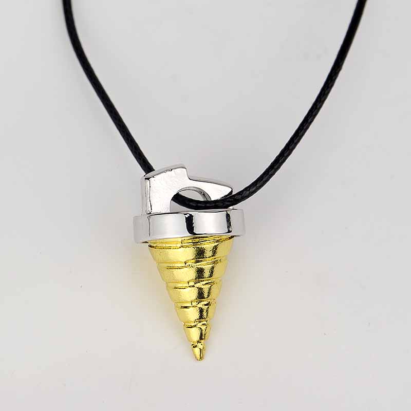 Anime Tengen Toppa Gurren Lagann Tengentoba Kernbohrer Anhänger Halskette Herren Damen Fans Sammlung Auto Schlüsselanhänger Zubehör Geschenk black
