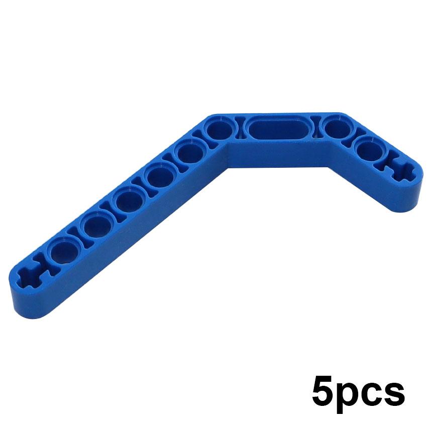 Mattoncini Tecnici a Travi 5 Pezzi MOC 32009 Braccio Sollevatore High-Tech Pezzo Fai da Te Educativo Modificato Curvo Spesso 1 x 11.5 Mattoni Doppi
