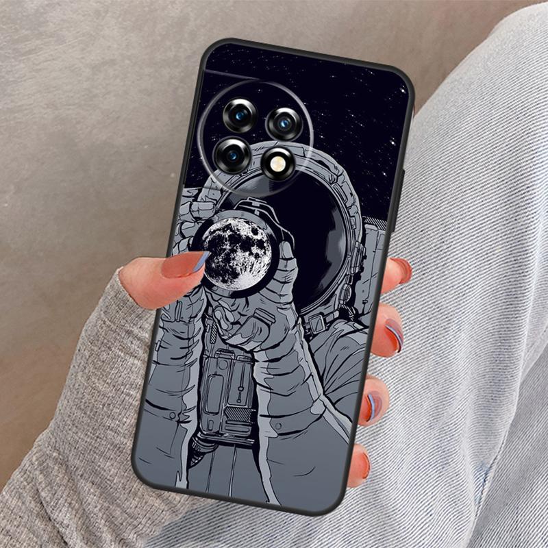 Space Moon Astronaut Cover For OnePlus Nord 4 3 CE 2 Lite N20 N10 N30 OnePlus 8T 10T 13 13R 12 12R 11 10 Pro Case
