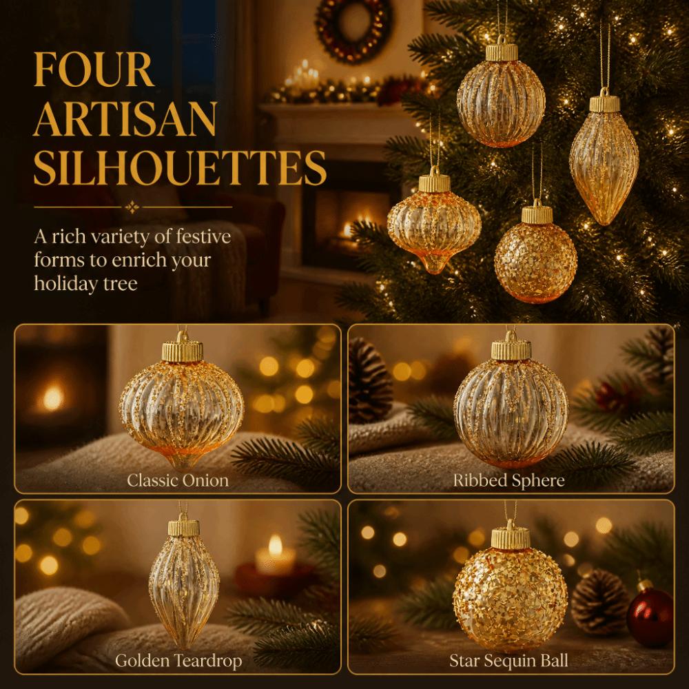 Hollow Xmas Bauble Sequin Plastic Ball Pendant Festive Tree Hanging Decor  Wreath Embellishment