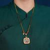 Tibetan Incense Pendant: Ash Medicine Mud Zhakiram Rope, Modern Chinese Style, Elegant Bestie Gift